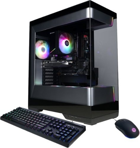 CyberPowerPC - Gaming Desktop - AMD Ryzen 5 5500 - AMD Radeon RX 9050 4GB - 8GB DDR5 - 500GB PCIe 4.0 SSD Storage - Black
