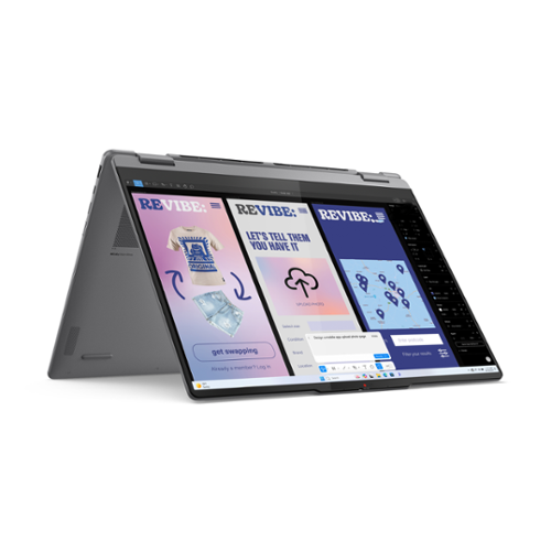 Lenovo - Yoga 7i 2-in-1 16" 2K Touchscreen Laptop,Intel Ultra 5-226V,16GB RAM,512GB SSD,Fingerprint,Win 11 Pro - Gray-Front_Standard 