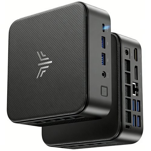 Kamrui - E3B Mini PC - AMD Ryzen 5 7430U 32GB RAM 512GB SSD Mini Gaming Computers WiFi 6 BT5.2-Front_Standard 