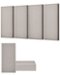 VEVOR - 4 PCS Acoustic Panels, 2 inch Thick 23.6 x 11.8 inch Fiberglass Sound Absorbing Panels, Self-adhesive Soundproof Wall - Camel-Front_Standard