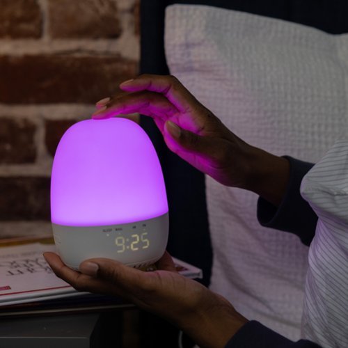 Yogasleep  Light-to-Rise Sound Machine & Night Light with Sleep Trainer - White HOW TO BUY