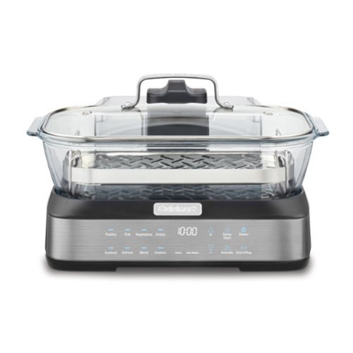 Cuisinart - CookFresh Digital Glass Steamer - Stainless Steel