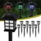 Oumilen - Solar Outdoor Lights,12 Pack LED Solar Lights Outdoor Waterproof - Colorful-Front_Standard