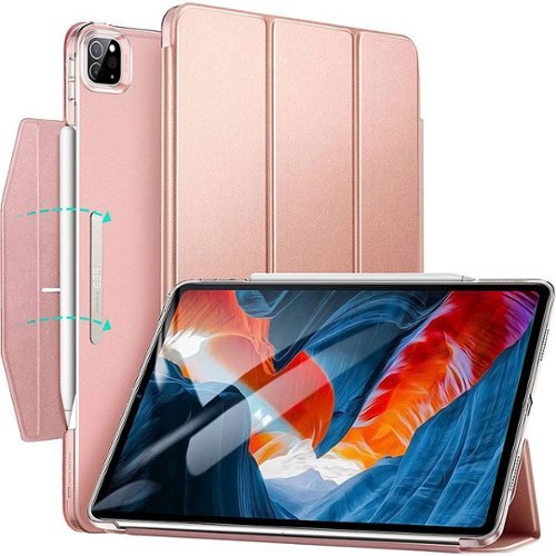 SaharaCase ESR Folio Case for Apple iPad Pro 12.9 (4th, 5th, and 6th Gen 2020-2022) - Rose Gold WORLDWIDE DELIVERY