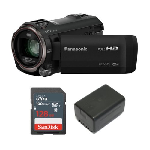 Panasonic HC V785K Full HD Video Camera Camcorder with 128GB