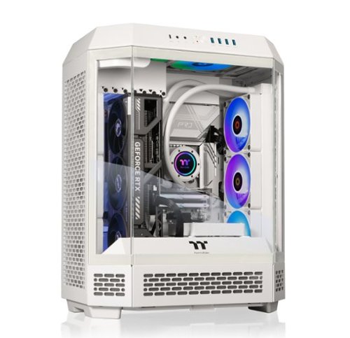 Thermaltake - Reactor 9580S Gaming Desktop AMD Ryzen 9 9950X3D, 32GB Memory, NVIDIA GeForce RTX 5080, 2TB NVMe M.2 - Snow