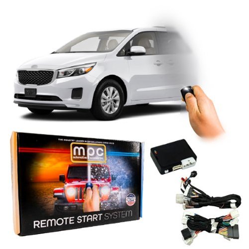 MPC - Remote Start Kit For Kia Sedona 2015-2021 | Plug & Play | Push Lock 3X to Start - Black-Front_Standard 