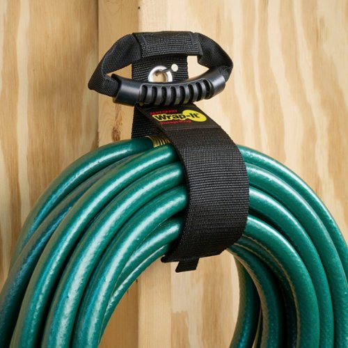 Wrap-It Storage Easy-Carry Strap - 22-inch - Hook and Loop Carrying Strap with Handle and Grommet - Black GLOBAL SHIPPING