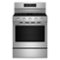 KitchenAid - 30 in. Wide 5 burners 5.0 cu. ft. Smart Freestanding Gas Range with Convection Cooking Modes - PrintShield Stainless Finish-Front_Standard
