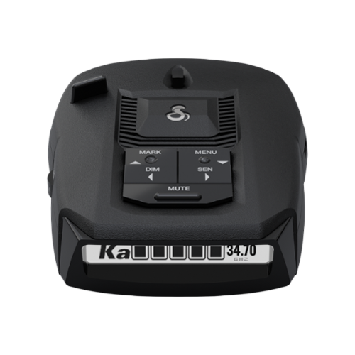 Cobra - RAD 490i Radar and Laser Detector, works with Apple CarPlay/Android Auto - Black