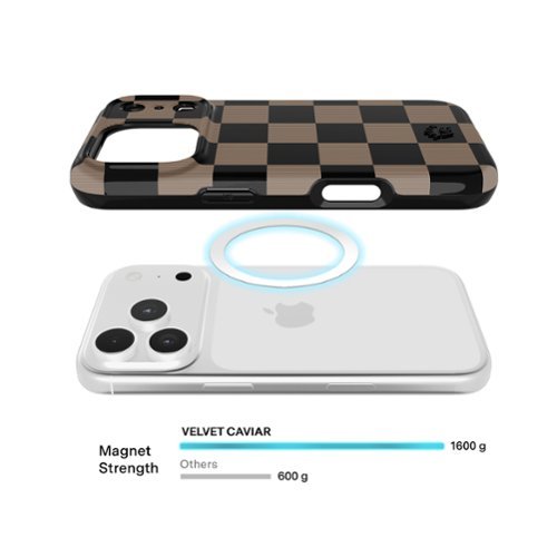 VELVET CAVIAR MagSafe Case for Apple iPhone 17 Pro - Mocha Vibe Checker HOW TO BUY