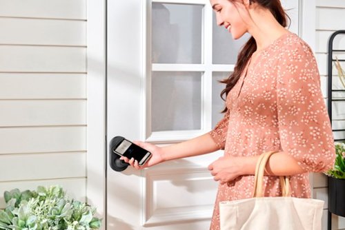 Aqara Smart Lock U300 Matter over Thread Lever Set with Touchpad/NFC/Auto Lock/Home Key/Fingerprint/Bluetooth/Key Access - Black WORLDWIDE DELIVERY
