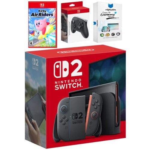 Switch 2 Video Game Console with Kirby Air Riders, Pro Controller
