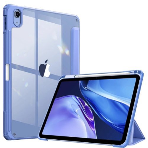 Kitcheniva - Protective Clear Case For iPad (A16) 11th 11” 2025/iPad 10th 2022 Shockproof Cover 10.9” Ultramarine - Marine Blue-Front_Standard 