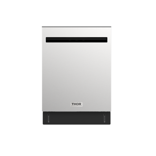 Thor Kitchen - 24" Top Control Built-In Dishwasher Tub with Pocket Handle, 51 dBA - Stainless Steel