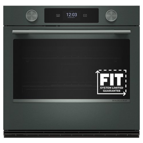KitchenAid - 30" Smart Built-In Single Electric Wall Oven with Intelligent Cooking Camera - Juniper
