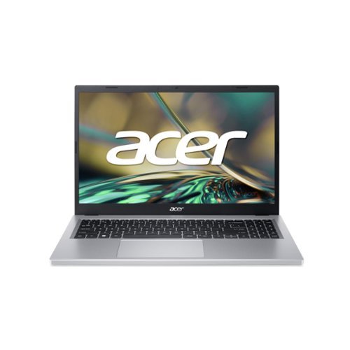 Acer - Aspire 3 - 15.6" Laptop AMD Ryzen 3 7320U 2.40GHz 8GB RAM 128GB SSD W11H S - Refurbished - Silver-Front_Standard 