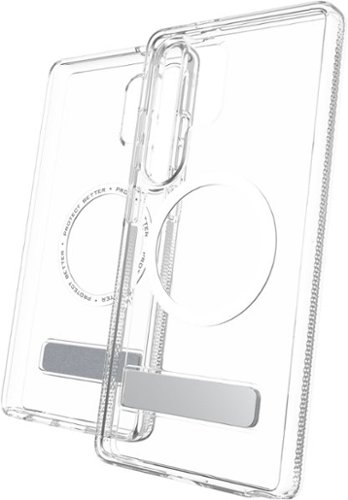ZAGG Crystal Palace Snap MagSafe Compatible Case w/ Kickstand for Samsung S25 Ultra - Clear SHOP ONLINE