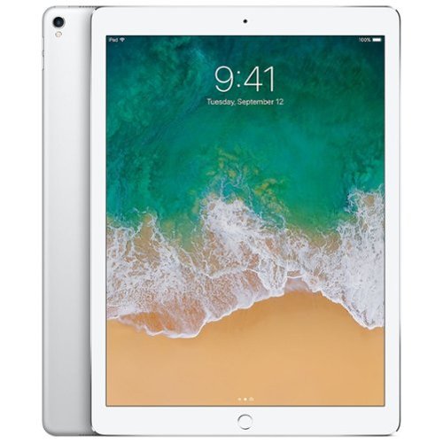 Apple - Refurbished Excellent - iPad Pro 12.9 (2nd Gen) A1671 (WiFi + Cellular Unlocked) 256GB - Silver-Front_Standard 