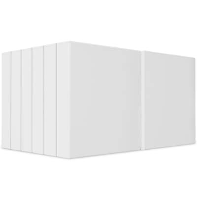 Staples - 1 1/2" 3-Ring View Binders, 12/Pack - White