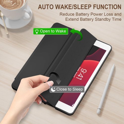 SaharaCase Folio Case for Apple iPad 10.2 (8th Gen 2020) and (9th Gen 2021) - Black BUY ONLINE