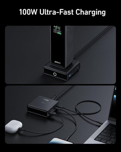 【新品】Anker 27650 & Charging Base 100w Anker Charging Base Black A1902 - Best Buy