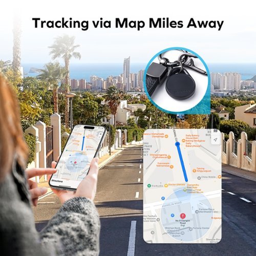 Momax MOMAX Tracker Electronics Key Finder Luggage Tracker, Backpack, Wallet, Pets Works with Apple Find My iOS Only Black - Black HOW TO BUY