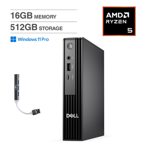 Dell Pro Micro Mini Desktop (AMD Ryzen 5 8500GE, 16GB DDR5, 512GB