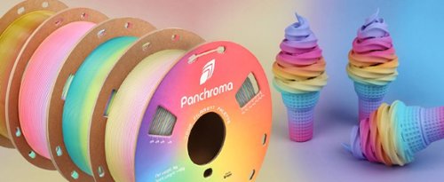 Polymaker Gradient Satin PLA Filament - Rainbow WORLDWIDE DELIVERY