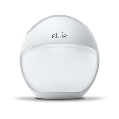  Elvie - Curve Manual, In-Bra Silicone Breast Pump (4oz/120ml) - White