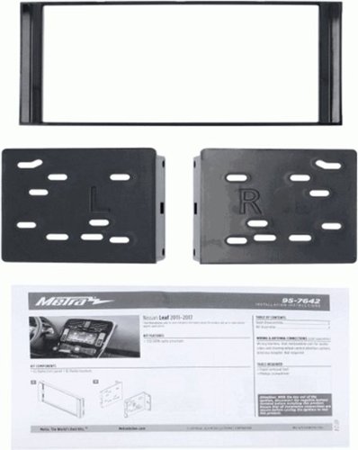 Metra Dash Kit for 2011-2017 Nissan Leaf (Non-NAV) Vehicles - Black GLOBAL SHIPPING