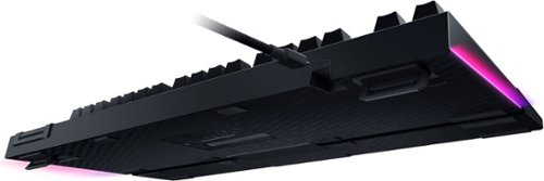 Razer BlackWidow V4 Full Size Wired Mechanical Green Clicky Switch Gaming Keyboard with Chroma RGB Backlighting - Black BUY IN UAE