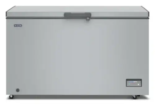 Front. Maytag - Maytag - Maytag® 16 Cu. Ft. Garage Ready Chest Freezer with Freezer-to-Fridge Convertibility - Grey.