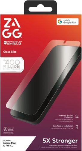 ZAGG Glass Elite Screen Protector for Google Pixel 10 Pro XL - Clear WORLDWIDE DELIVERY