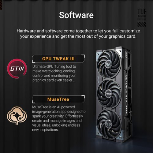 ASUS TUF Gaming NVIDIA GeForce RTX 5070 OC Edition 12GB GDDR7 PCI Express 5.0 Graphics Card - Black GLOBAL SHIPPING