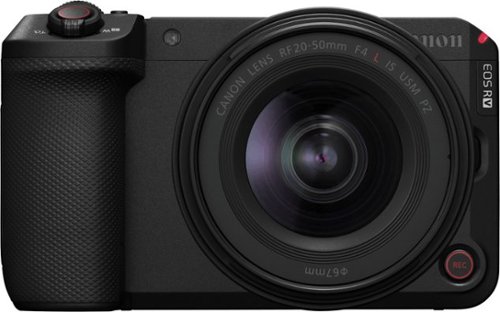 Canon - EOS R6 V 7K Video Mirrorless Camera with RF20-50mm F4 L IS USM Lens - Black
