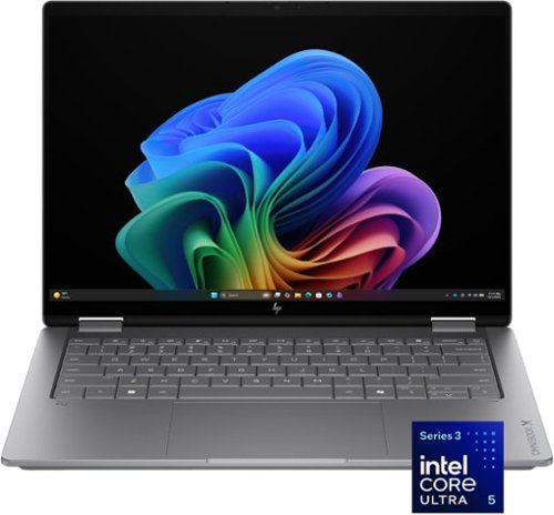 HP - OmniBook X Flip 2-in-1 - 14" 2K OLED Touchscreen Laptop - Intel Core Ultra 5 (2026) - 16GB Memory - 512GB SSD - Copilot+ - Meteor Silver