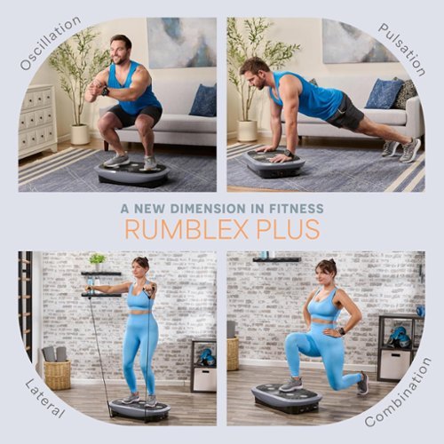 LifePro Rumblex Plus 4D Vibration Plate Machine for Full Body