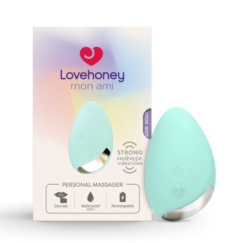 Lovehoney Mon Ami - Lovehoney mon amí Personal Massager - Mint Green-Front_Standard 