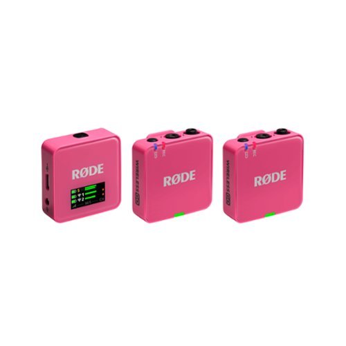RODE Wireless GO (Gen 3) Compact Wireless Microphone System (Pink