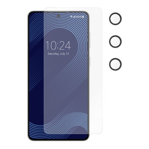 Insignia™ - Glass Screen and Lens Protectors for Samsung Galaxy S26+ (3-Pack) - Clear - image 2