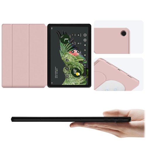 SaharaCase AirShield Tri-Fold Folio Case for Google Pixel Tablet - Pink WHERE TO BUY