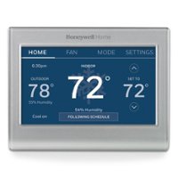 Honeywell Home - Smart Color Thermostat with Wi-Fi Connectivity - Silver