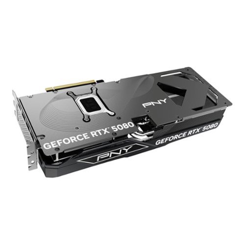 PNY GeForce RTX 5080 16GB OC GDDR7 PCI Express 5.0 Graphics Card with Triple Fan - Black BUY IN EUROPE