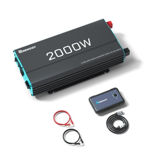Renogy 2000W 12V Pure Sine Wave Inverter - Black BUY IN SINGAPORE