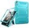 DTTO - Shockproof Case for iPad A16 11-inch & ipad 10th10.9-inch with Built-in Screen Protector, Full Body Protective Cover - Cyan Blue-Front_Standard