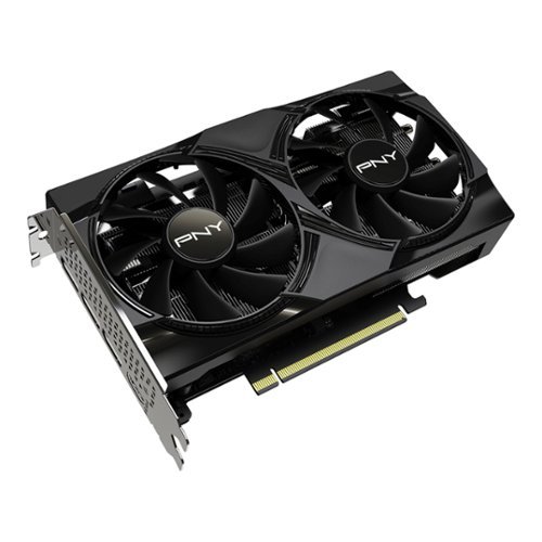 PNY NVIDIA GeForce RTX 5060 Overclocked 8GB GDDR7 PCI Express 5.0 Graphics Card with Dual Fan - Black BUY ONLINE