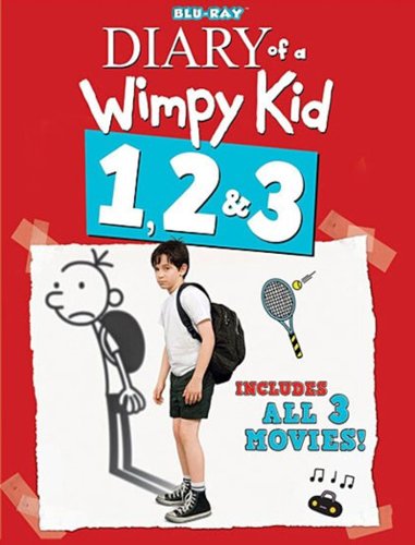  Diary of a Wimpy Kid: 1, 2 &amp; 3 - BLU-RAY