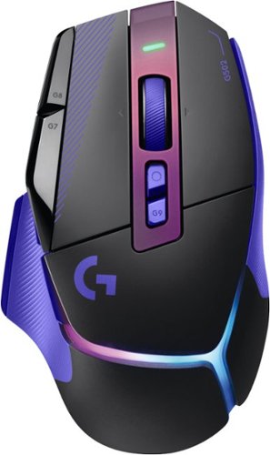 Logitech - G502 X PLUS Wireless Gaming Mouse for Desktop with HERO 44K Sensor and 13 Controls, USB-C mouse for PC, Mac - Wireless - Dark Lilac