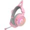 Razer - Kraken Kitty V3 Pro Bluetooth Wireless Over-the-Ear Gaming Headset for PC, Mac, PlayStation, Nintendo Switch, Steam Deck - Quartz-Front_Standard